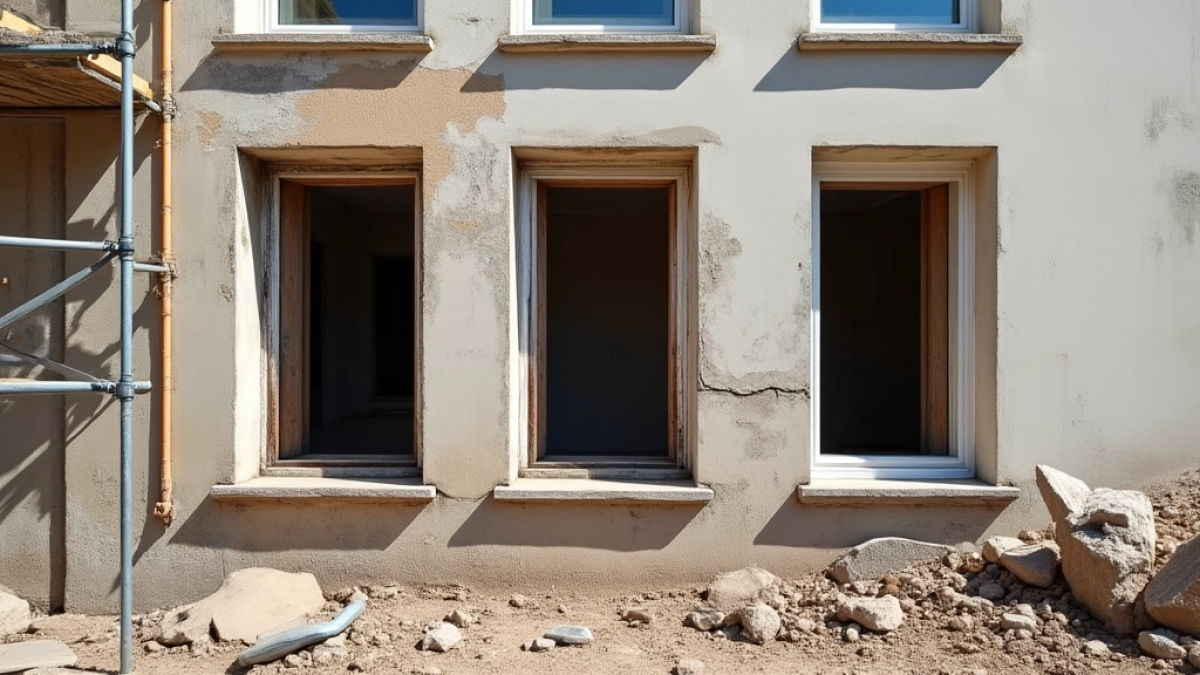 Demontaż parapetów zewnętrznych cena