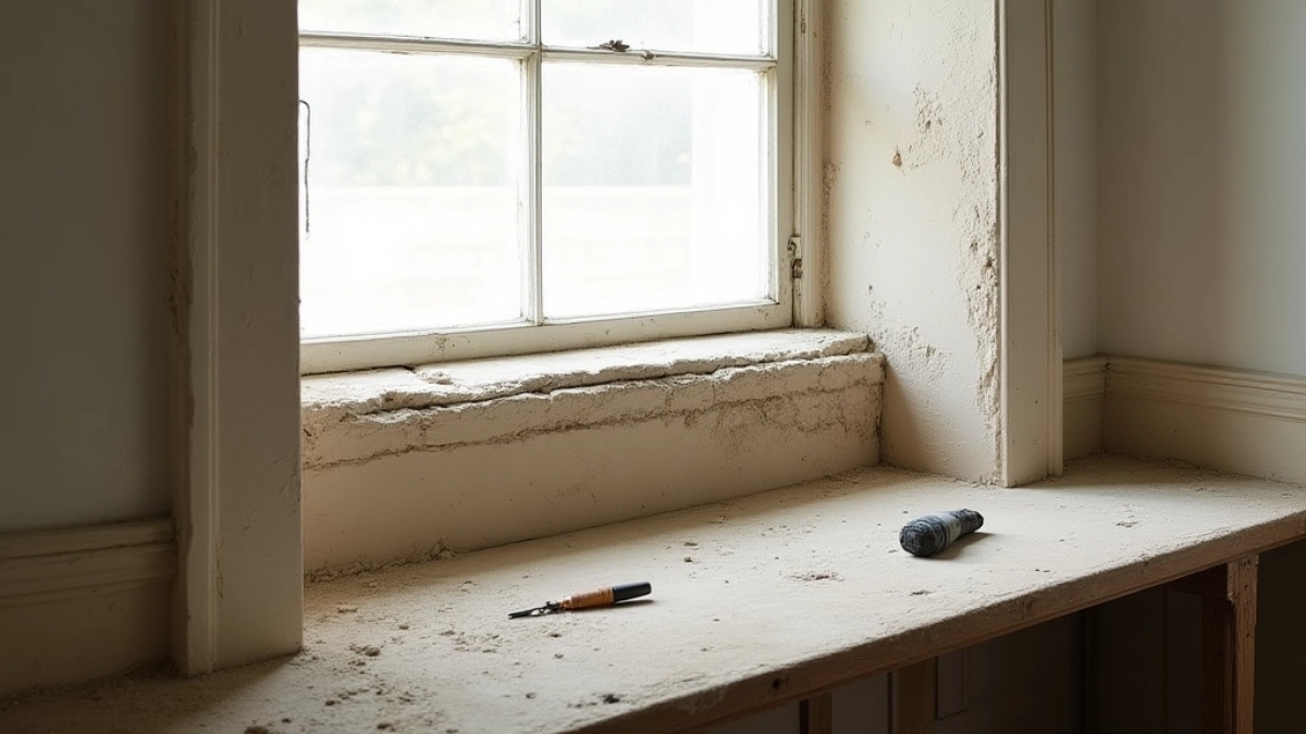 Demontaż parapetu wewnętrznego cena