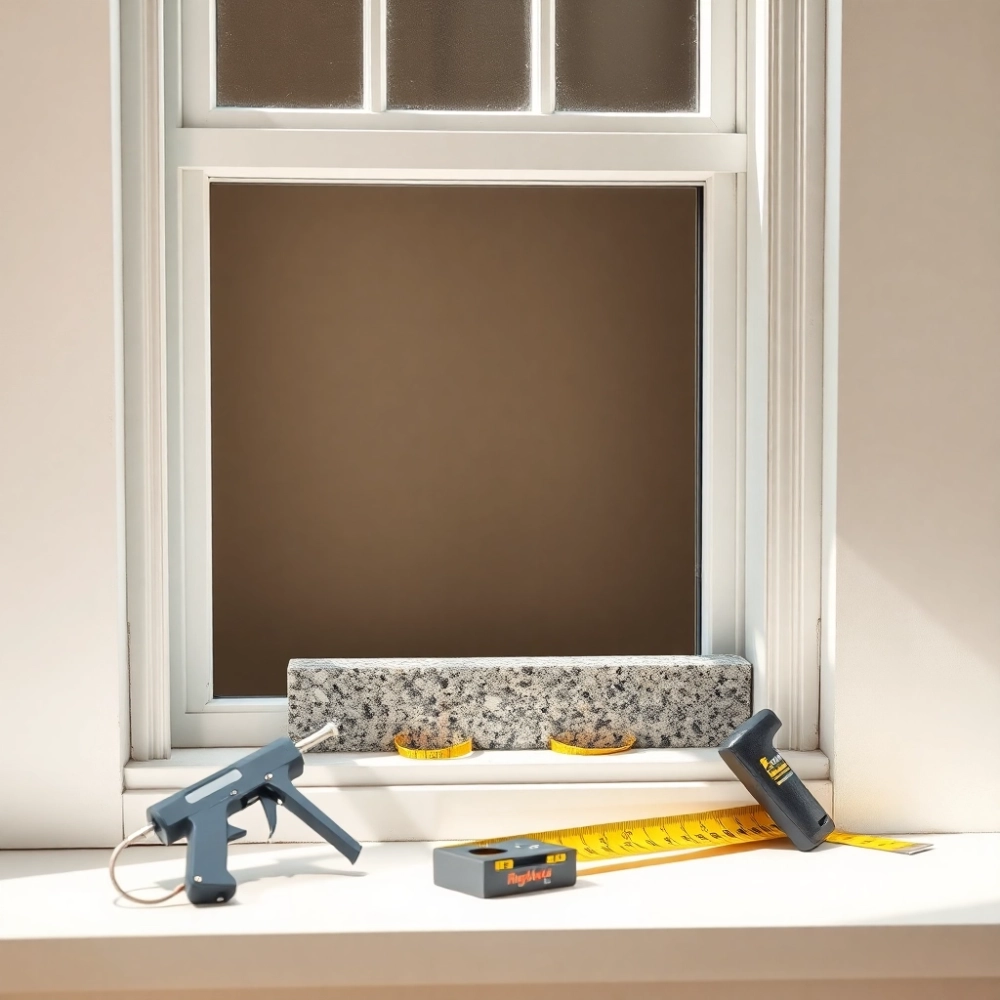 Jak zamontować parapet granitowy wewnętrzny