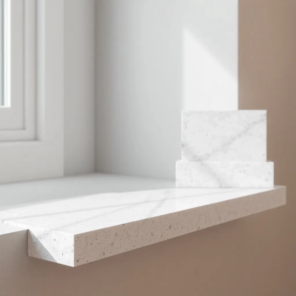 Jaka grubość parapetu z konglomeratu