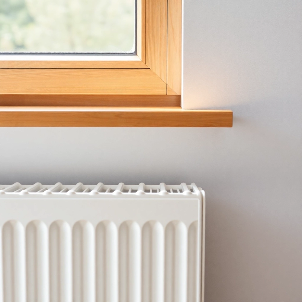 Jaki szeroki parapet nad grzejnikiem
