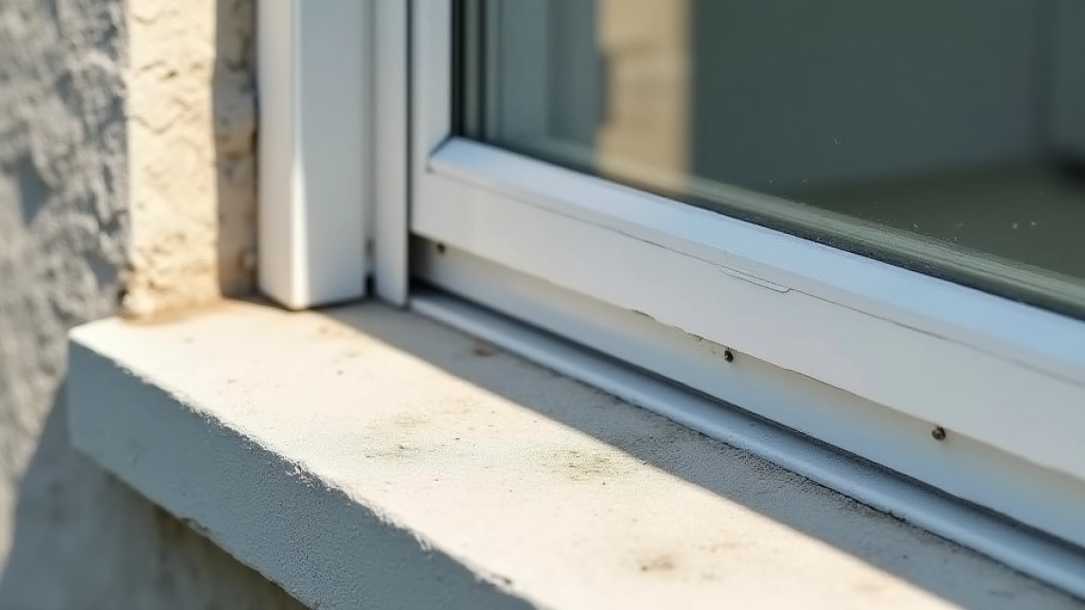 Montaż parapetów zewnętrznych przy roletach