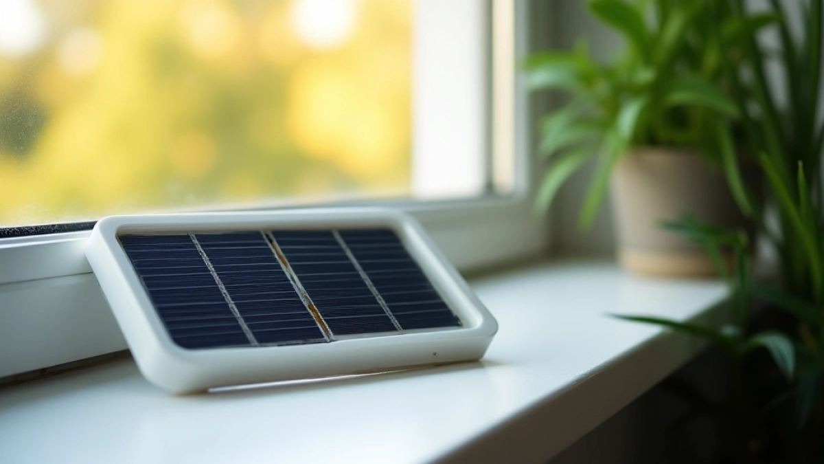 panel słoneczny na parapet