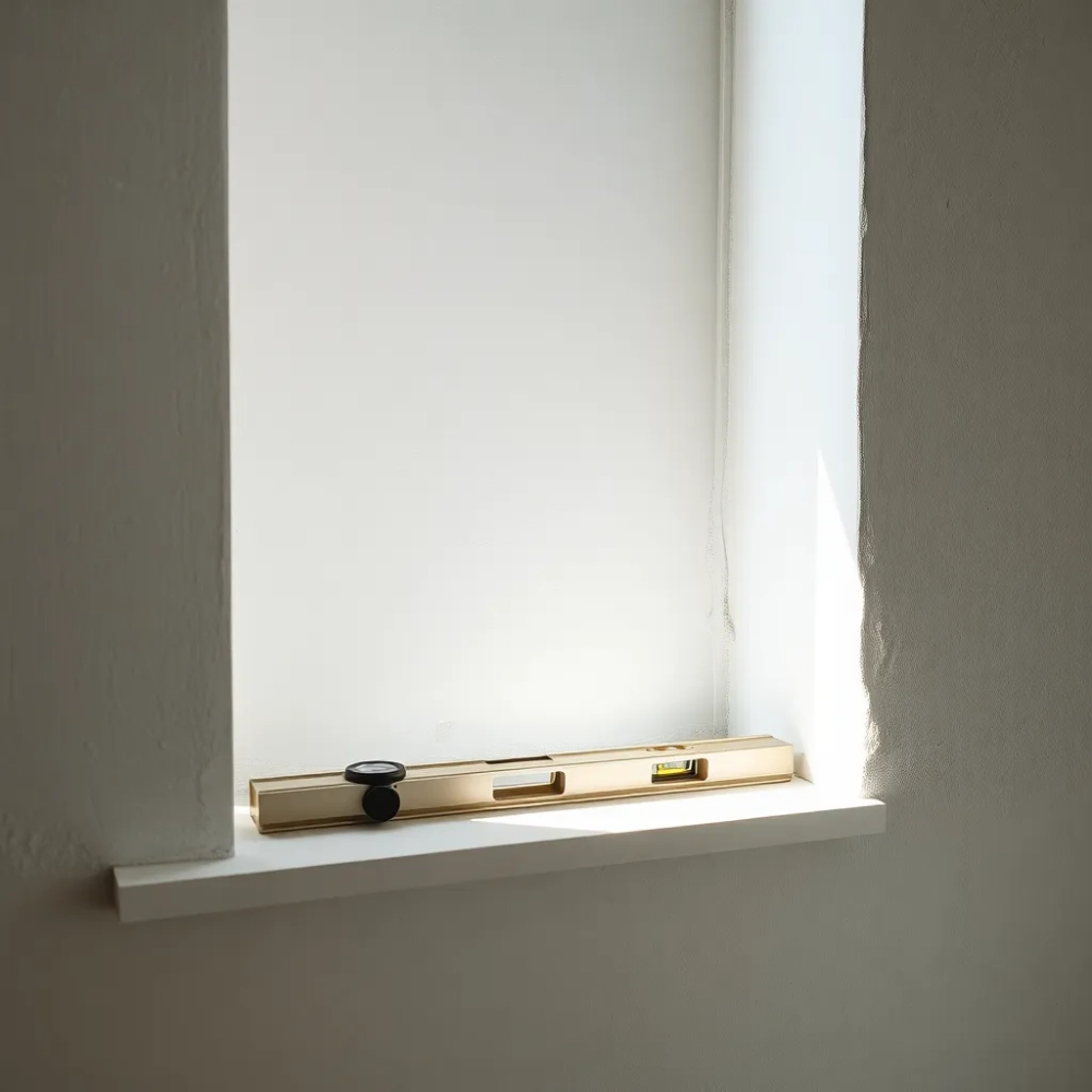 Parapety wewnętrzne przed czy po tynkach