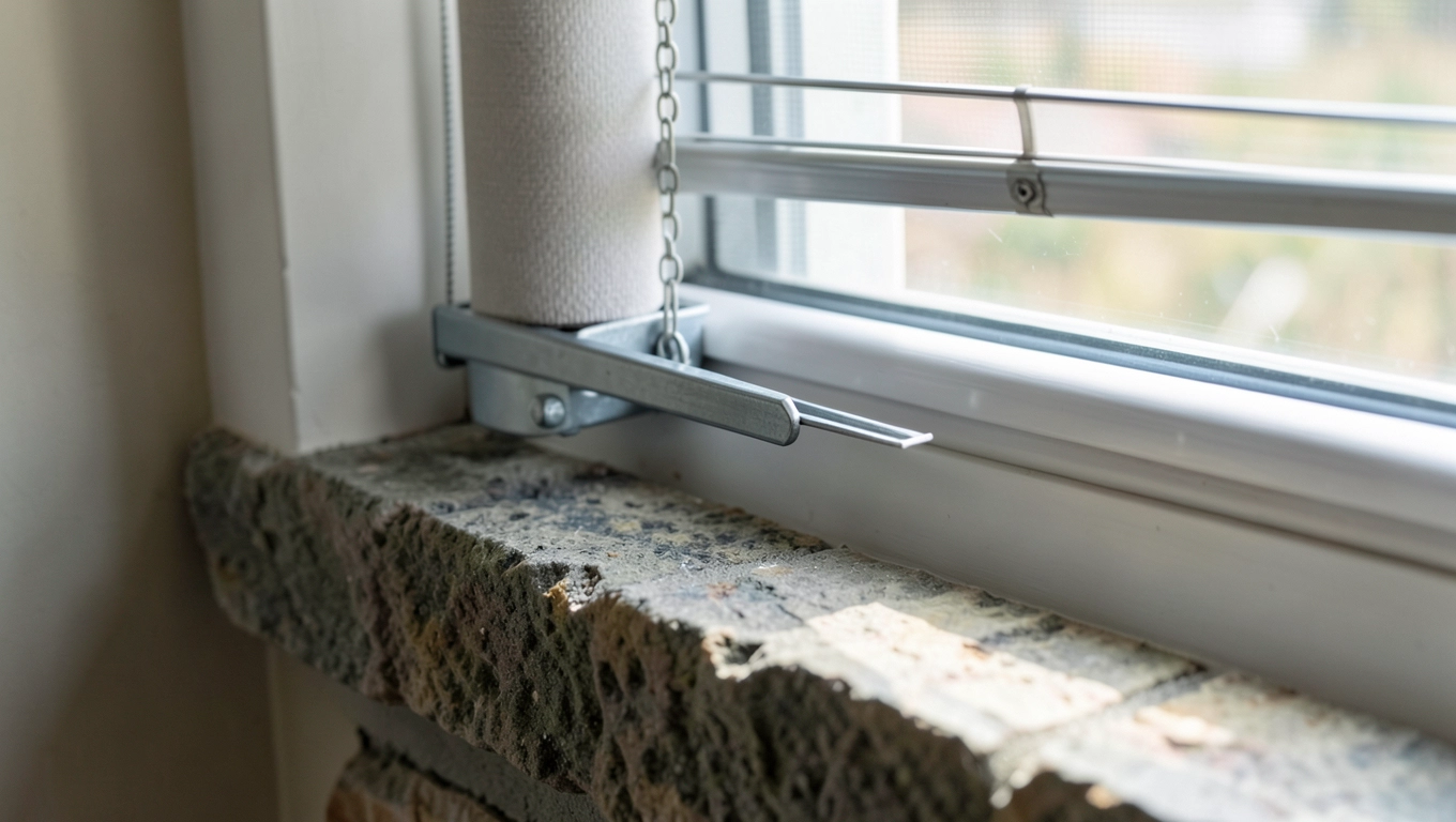 prowadnice rolet a parapet