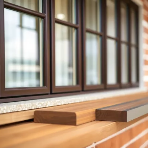 Brązowe Okna Jakie Parapety Zewnętrzne
