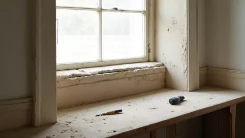 Demontaż parapetu wewnętrznego cena