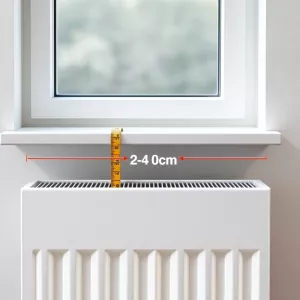 Ile powinien wystawać parapet nad grzejnik