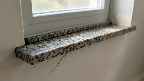 jak zamontować parapet wewnętrzny kamienny