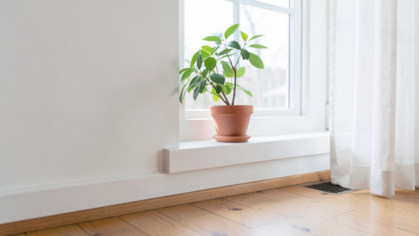 standardowa wysokość parapetu od podłogi