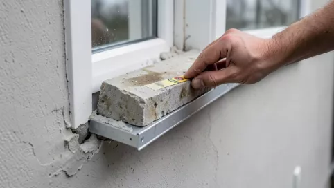 jak zamontowac parapet na zewnatrz