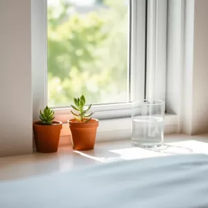Parapet w sypialni