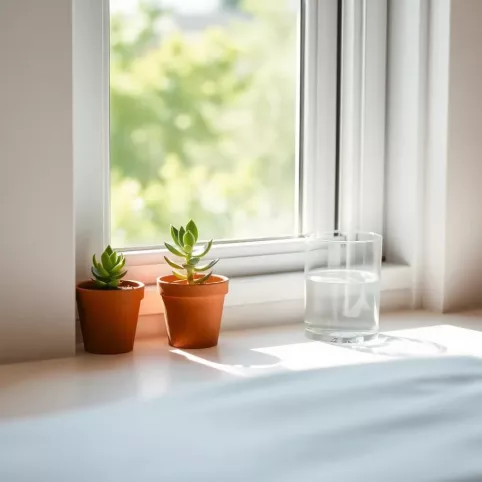 Parapet w sypialni
